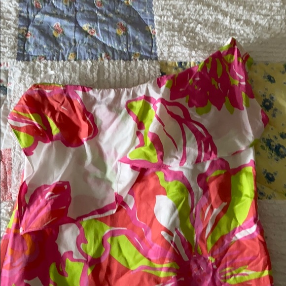 Lilly Floral One Shoulder Dress - Picture 3 of 7